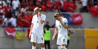 Os dois principais nomes da sele&ccedil;&atilde;o da Noruega s&atilde;o o atacante Erling Haaland e o meio-campista Martin &Oslash;degaard  Foto: Stephen Nadler/ISI Photos/via Getty Images