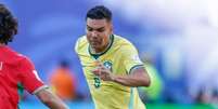 Casemiro no empate do Brasil contra Marrocos  Foto: Instagram/@brasil