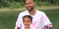 Neymar e a filha mais velha, Mavie  Foto: Reprodução/Instagram