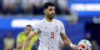 Mehdi Taremi, do Ir&atilde;, durante a partida da Copa do Mundo entre Ir&atilde; e Nova Zel&acirc;ndia no Est&aacute;dio de Los Angeles, em 15 de junho de 2026, em Los Angeles, Estados Unidos  Foto: Eric Verhoeven/Soccrates/Getty Images