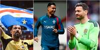 Vozinha, Cristiano e Craig Gordon são jogadores 40+ que estão na Copa 2026  Foto: 