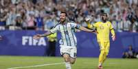 Messi marcou um hat-trick na vit&oacute;ria da Argentina sobre a Arg&eacute;lia na Copa do Mundo de 2026 - Foto: Divulga&ccedil;&atilde;o / AFA / Jogada10