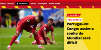 Jornal A Bola  Foto: Reprodu&ccedil;&atilde;o/A Bola