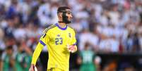 Filho de Zidane estreia em Copa pela Arg&eacute;lia contra a Argentina.  Foto:  Tom Weller/picture alliance via Getty Images