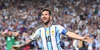 Lionel Messi comemora gol contra a Arg&eacute;lia  Foto: Tom Weller/picture alliance / Getty Images
