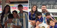 Antonela e os filhos | Antonela, Messi e os filhos  Foto: Reprodução | Instagram