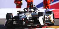 Mitch Evans durante o ePrix de Mônaco Foto: Divulgação / Fórmula E