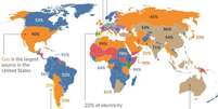 Mapa de energia  Foto: Our World In Data / Xataka