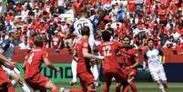 Mo&iuml;se Bombito, jogador da sele&ccedil;&atilde;o canadense - Foto: Sam Hodde/Getty Images / Jogada10