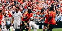 Lukaku fez o gol da Bélgica diante do Irã, mas não tem vaga de titular garantida - Foto: Reprodução / Belgian Red Devils / Jogada10