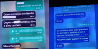 Em troca de mensagens, amigo de infância confessou estupro à vítima  Foto: Reprodução/X