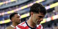 Pulisic em campo pelos Estados Unidos &ndash;  Foto: Jamie Squire/Getty Images / Jogada10