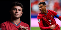 João Neves e CR7 jogam na seleção de Portugal  Foto: Reprodução/Instgram/@joao_neves87/@cristiano