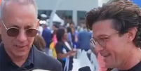 Tom Hanks ironiza audi&ecirc;ncia de programa de TV e recebe resposta afiada de rep&oacute;rter  Foto: Reprodu&ccedil;&atilde;o/Redes Sociais