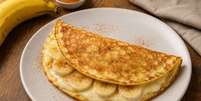 Crepioca de banana com queijo. Foto: Sa&uacute;deLAB