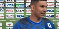 Casemiro destaca que Brasil evoluiu contra Haiti  Foto:  Reprodução