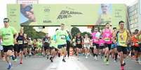 Largada da Esplanada Run, que teve as dist&acirc;ncias de 5 km e 10 km (Foto: Marcela Bussolotti / &Uacute;nica Produ&ccedil;&otilde;es) Foto: Divulga&ccedil;&atilde;o / Contra-Rel&oacute;gio