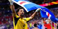 Vozinha, um jogador de 40 anos e sem contrato, é o alicerce da equipe nacional de Cabo Verde  Foto: DW / Deutsche Welle
