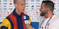 Dani Olmo exalta o futebol de Neymar.  Foto: Reprodução/ Redes Sociais
