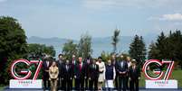 A principal iniciativa econômica anunciada pelos líderes do G7 foi o reforço da cooperação para reduzir dependências em áreas consideradas estratégicas.  Foto: © Isabel Infantes / Reuters / RFI
