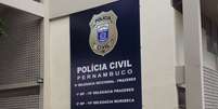 Delegacia da Pol&iacute;cia Civil em Prazeres, Jaboat&atilde;o dos Guararapes.  Foto: Portal de Prefeitura
