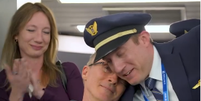 Comandante Rob atuou por 19 anos na United Airlines até ser diagnosticado com ELA  Foto: Reprodução/Instagram/@united