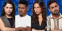 Andressa, Thiago, Nikita e João Victor: eliminados saíram de ‘Casa do Patrão’ sem fama nem grandes oportunidades de ganhar dinheiro  Foto: Divulgação/Record