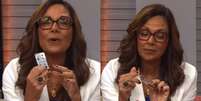 Cristina Ranzolin celebra cura do c&acirc;ncer e toma &uacute;ltimo rem&eacute;dio ao vivo   Foto: Reprodu&ccedil;&atilde;o/RBSTV