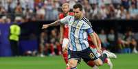 Messi desperdiçou pênalti contra Áustria; seu terceiro em Copas do Mundo  Foto: Getty Images