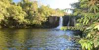Jovem morreu após se afogar em cachoeira na Chapada dos Veadeiros, em Goiás  Foto: Reprodução/Fazenda São Bento