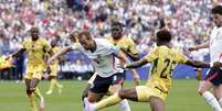 Inglaterra e Gana fizeram um jogo tecnicamente abaixo do esperado  Foto:  Soccrates Images / Colaborador / Getty Images