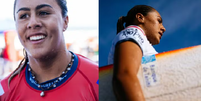 Francesa Tya Zebrowski pode se tornar a atleta mais jovem a conquistar uma etapa da elite do surfe no Brasil Foto: Thiago Diz/ WSL Divulga&ccedil;&atilde;o
