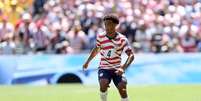 Tyler Adams durante treinamento dos Estados Unidos na Copa do Mundo &ndash;  Foto: Jamie Squire/Getty Images / Jogada10
