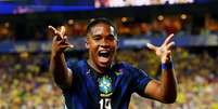 Endrick entrou no jogo contra o Haiti e teve um gol anulado Foto: Reuters / BBC News Brasil