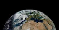 Terra vista de cima durante o solst&iacute;cio de inverno Foto: ESA/Eumetsat