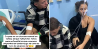 Caso aconteceu no início deste mês; até o momento, todos seguem estáveis  Foto: Reprodução/Tiktok/@maysamarquesini