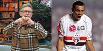 O Craque Neto e o ex-jogador Leandro Guerreiro trabalharam juntos no programa Os Donos da Bola Foto: Reprodu&ccedil;&atilde;o/TV Band e Reprodu&ccedil;&atilde;o/@saopaulofc via Instagram