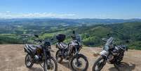 Comparativo e testes das motocicletas modelos trail: Honda Sahara, Yamaha Lander e Royal Enfield Himalayan Foto: Isabella Finholdt/Estadão / Estadão
