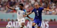Estados Unidos empatou com a Inglaterra na Copa de 2022 - Foto: Elsa/Getty Images / Jogada10