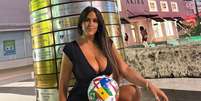 Claudia Romani, a modelo &eacute; conhecida nas redes sociais como a "&aacute;rbitra mais bonita do mundo".  Foto: Reprodu&ccedil;&atilde;o/ Redes Sociais