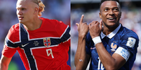 Erling Haaland e Kylian Mbappé são os principais destaques do confronto entre Noruega e França pelo Grupo I da Copa do Mundo de 2026  Foto: Getty Images