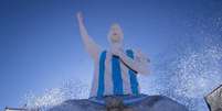 Estátua de Messi na Argentina  Foto: Reprodução