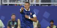 Mbappé (França) celebrando seu gol contra o Iraque, no dia 22.06.2026.   Foto: Independent Photo/Alamy