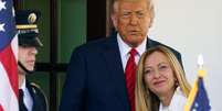As rela&ccedil;&otilde;es entre a primeira-ministra da It&aacute;lia e o presidente dos EUA pioraram muito desde 2025  Foto: EPA-EFE/REX/Shutterstock / BBC News Brasil