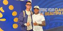 Rodrygo se encontro com Cristiano Ronaldo em Miami   Foto: Instagram/@rodrygogoes