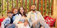 Lucas Trejo perdeu a esposa Yanina Maranella e os filhos, Aar&oacute;n e Ainhoa  Foto: Reprodu&ccedil;&atilde;o/Instagram