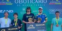 Bueres de preto e Pedro de azul   Foto: Divulga&ccedil;&atilde;o / Esporte News Mundo