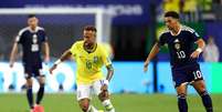 Neymar durante treinamento da Sele&ccedil;&atilde;o Brasileira - Foto: Nelson Terme / CBF / Jogada10
