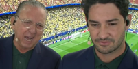 Galv&atilde;o e Pato fazem jogo no SBT  Foto: Reprodu&ccedil;&atilde;o/SBT