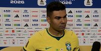 Casemiro diz que Brasil controlou o jogo, elogia Endrick e exalta mental da equipe em virada sobre o Jap&atilde;o  Foto: Reprodu&ccedil;&atilde;o/Sportv